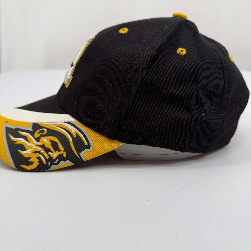 Fan Favorite App State Hat Mens OSFA Black Mountaineers Mascot Adustabe - Picture 3 of 9